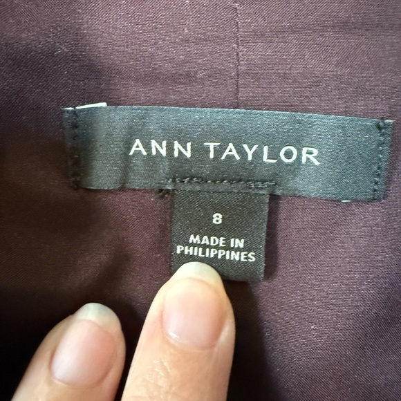 Ann Taylor Deep Purple (Midnight Fig) Blazer - Picture 2 of 4